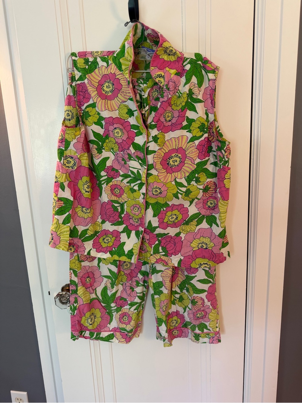 Pine Cone Hill 100% Cotton Floral Pajama Set